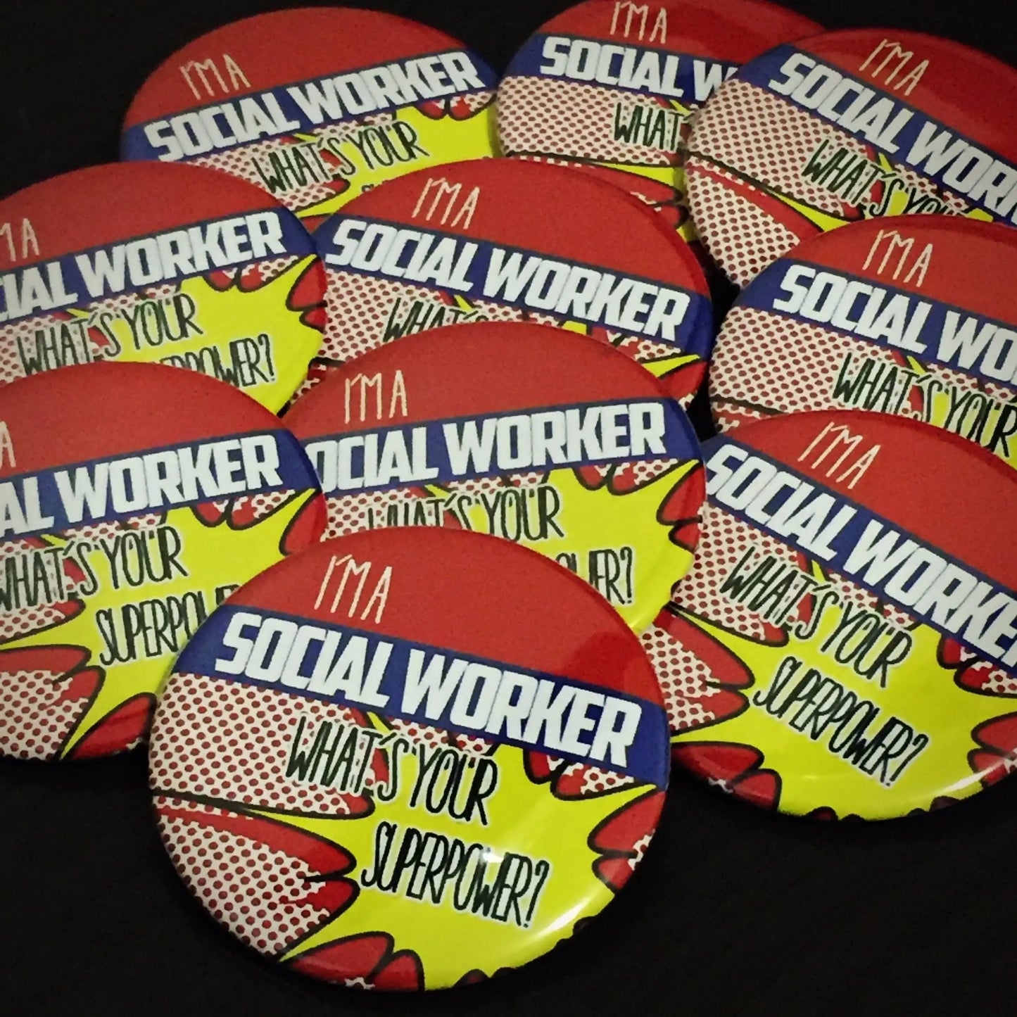 Social Worker Gift Superpower Badge, Superhero Prints Volunteer Thank You Gift Ideas- 10+