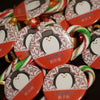 Custom Christmas Snowman Button Pin with Chinese Characters - 10 pieces