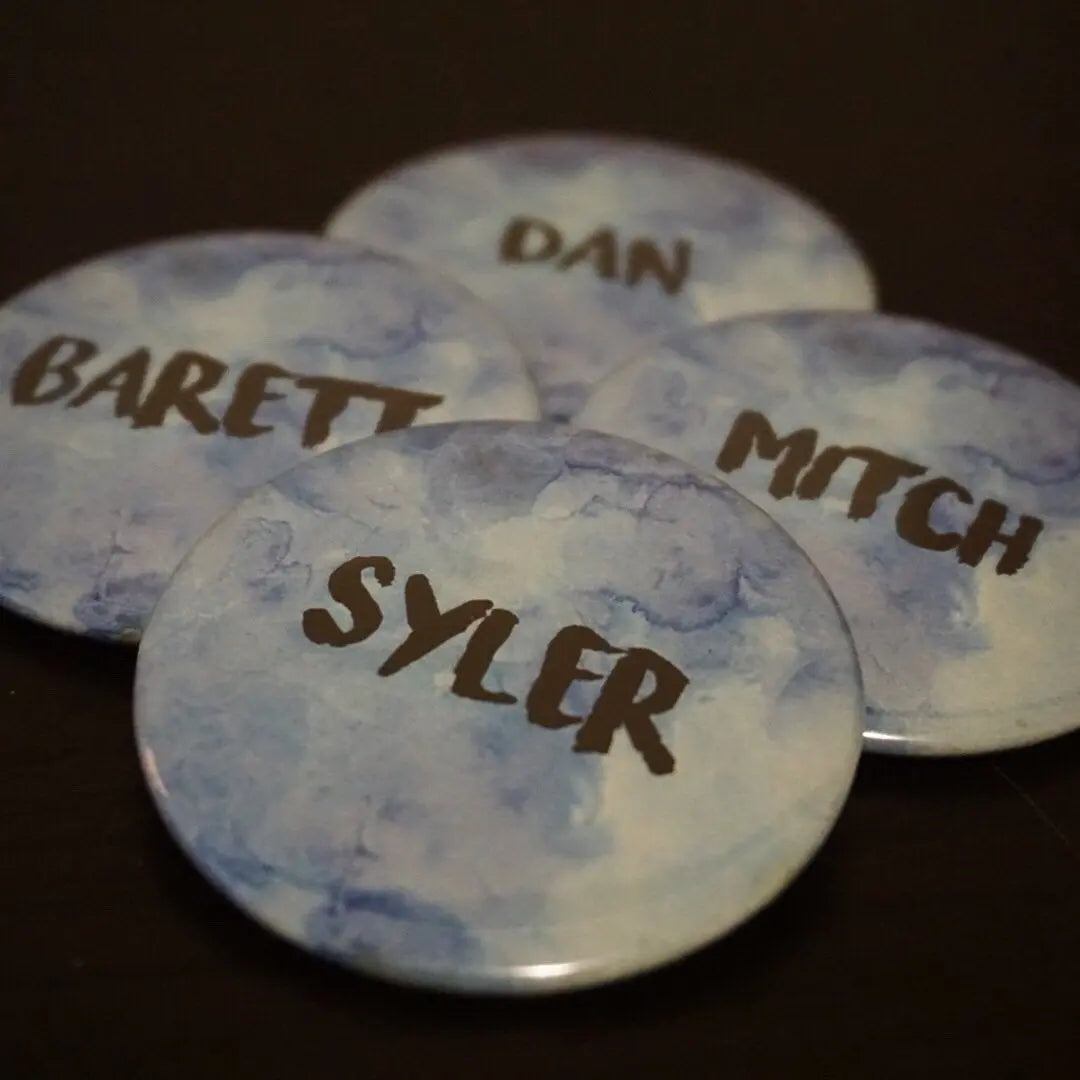 Custom Watercolor Magnets for Groomsmen - 10 pieces