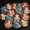 Custom 21st Birthday Party Pin, Milestone Birthday Photo Pins, Adult Party Favors - 15 pieces +