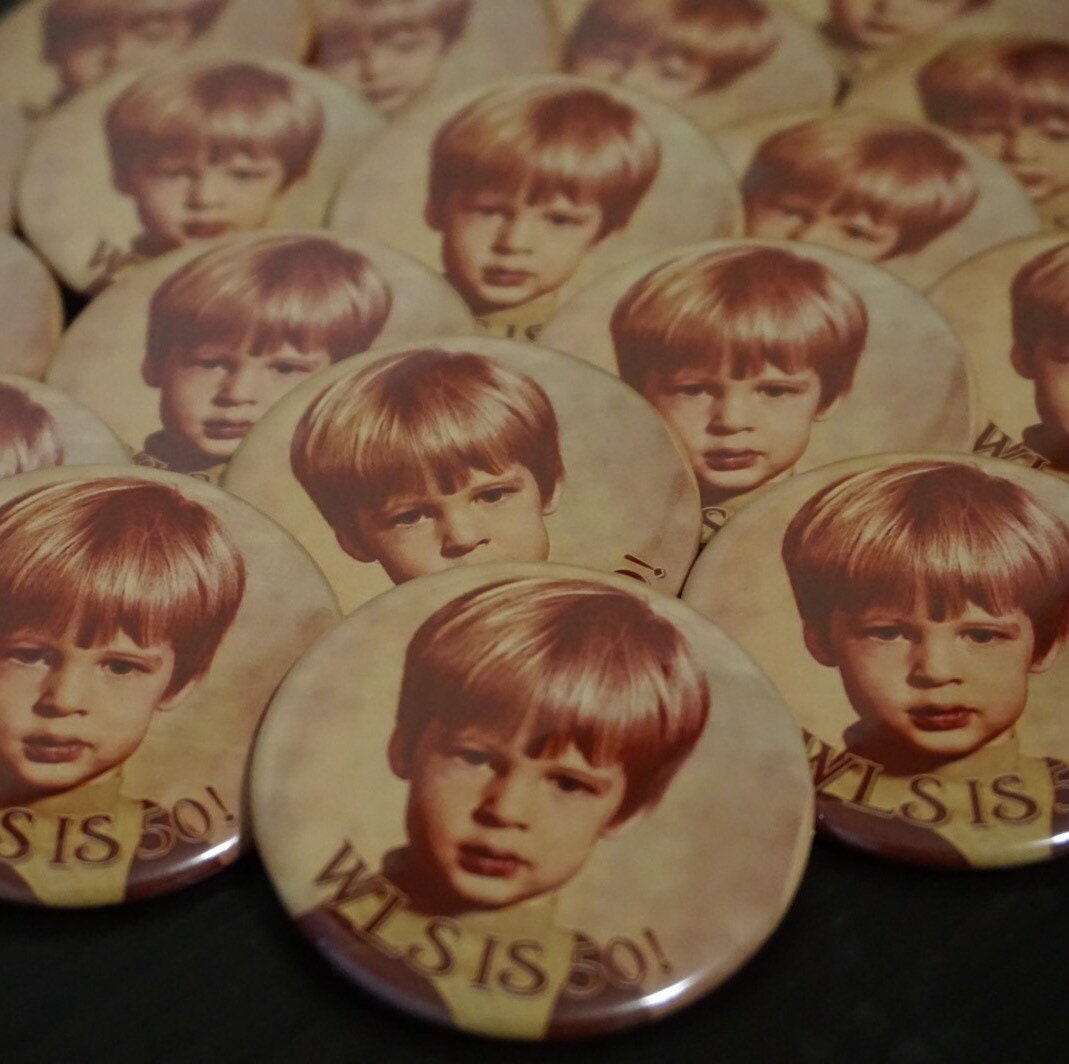 Custom 90th Birthday Pins, Photo Gifts Favor Button Pins - 15 pieces +
