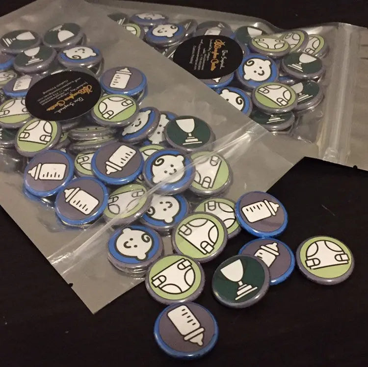 Custom Baby Button Pins (1") 50 pieces