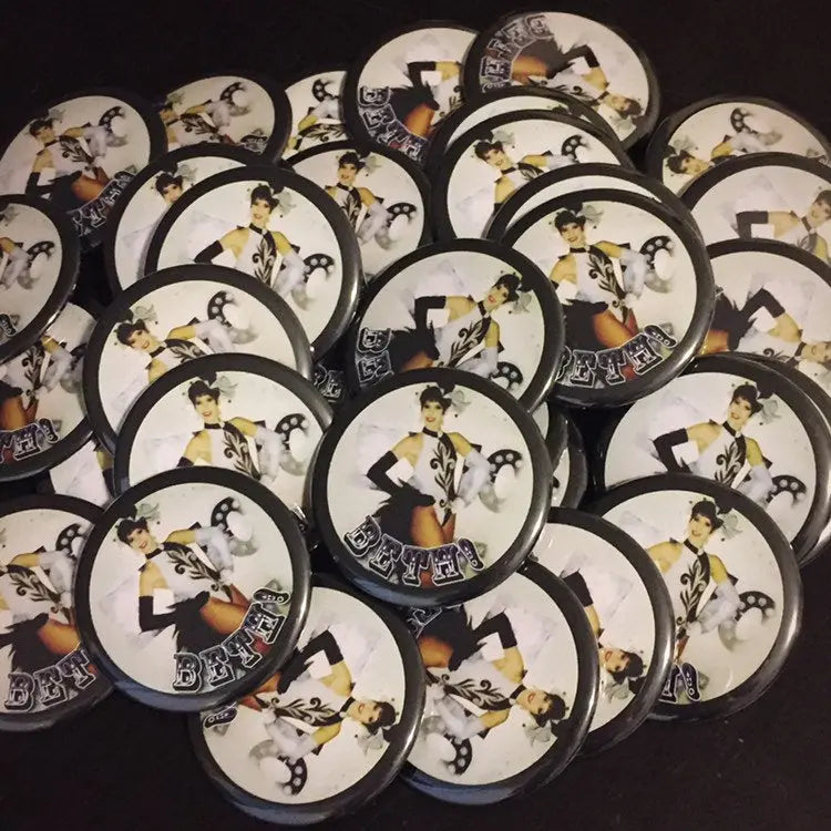 Custom Viva Las Vegas Party Photo Button Pins - 15 pieces + - Busybee Creates