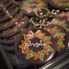 Personalized Gifts Christmas Ornaments Keychain Stocking Stuffer, Custom Button Pins for Christmas Gifts - 10 pieces