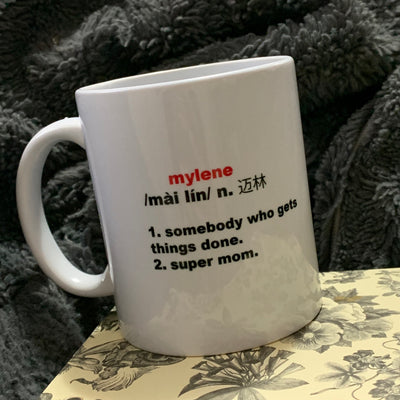 Personalized Coffee Mug for Mom - Coffee Lovers Gift Home Decor - Ceramic Mug - 11 oz.