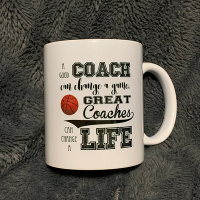 Custom Coffee Mug for Coach - Unique Photo Gifts for Sports Dad  - 11 oz. - Busybee Creates