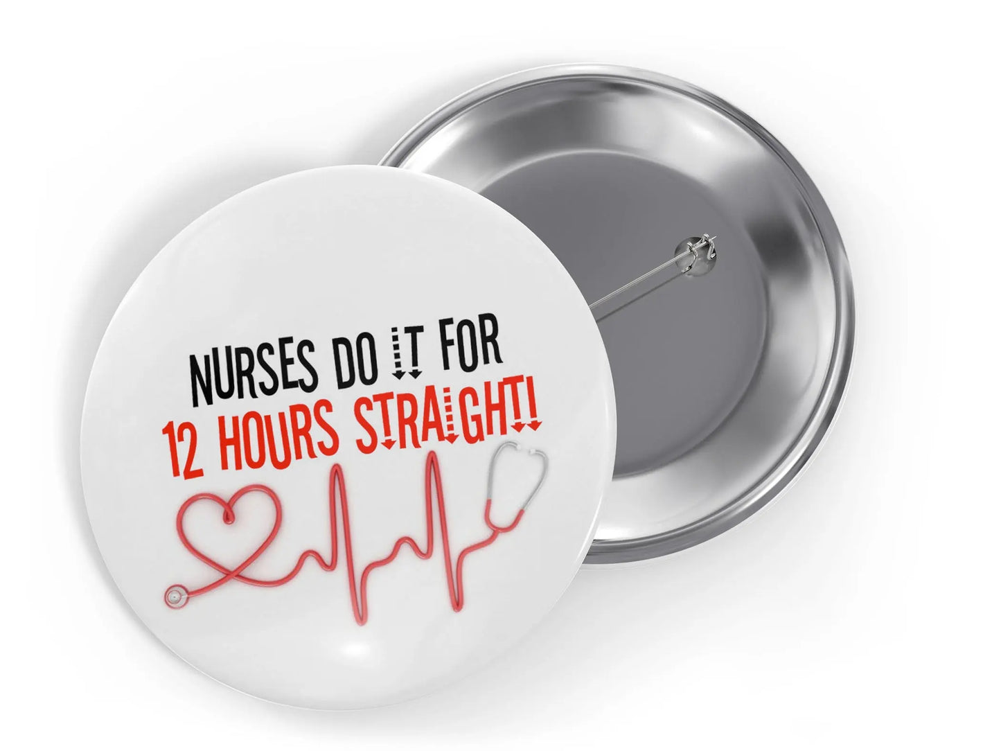 Nurse Profession Button Pins - 10 pieces