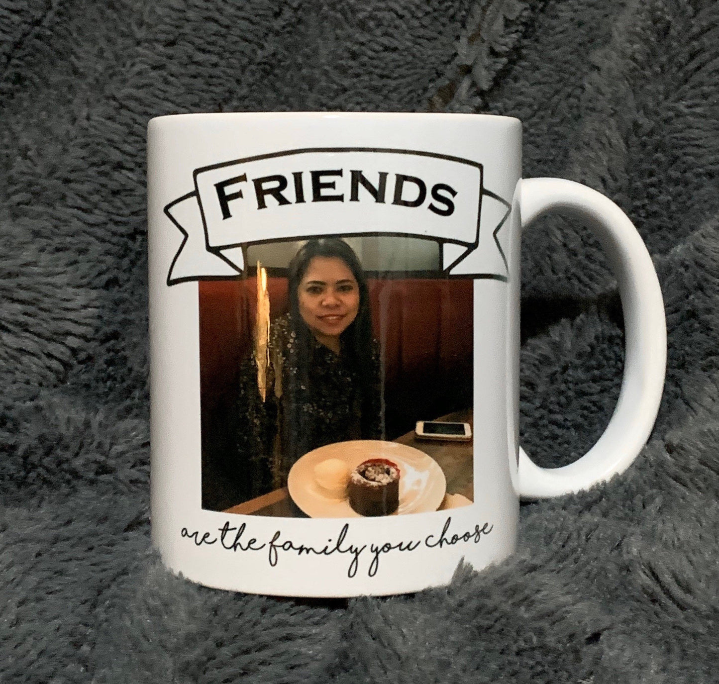 Custom Coffee Mug Best Friends Unique Gifts for Her - Long Distance Best Friend Gift - Cute Friend Gift Idea  - 11 oz.