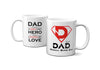 Fathers Day Gift Ideas -Personalized Gifts for Dad Coffee Mug - Dad Gift Birthday Mug