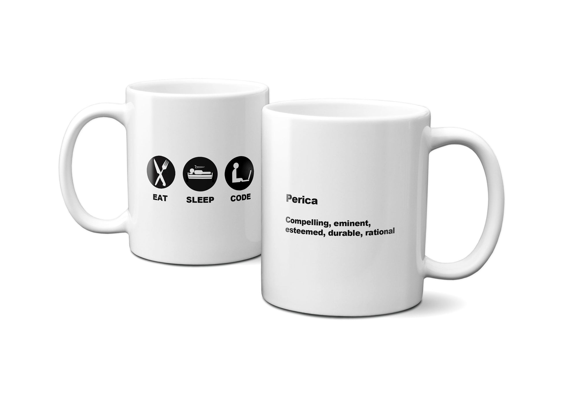Programmer Gift Ideas,  Computer Geek Gifts Eat Sleep Code Custom Mug