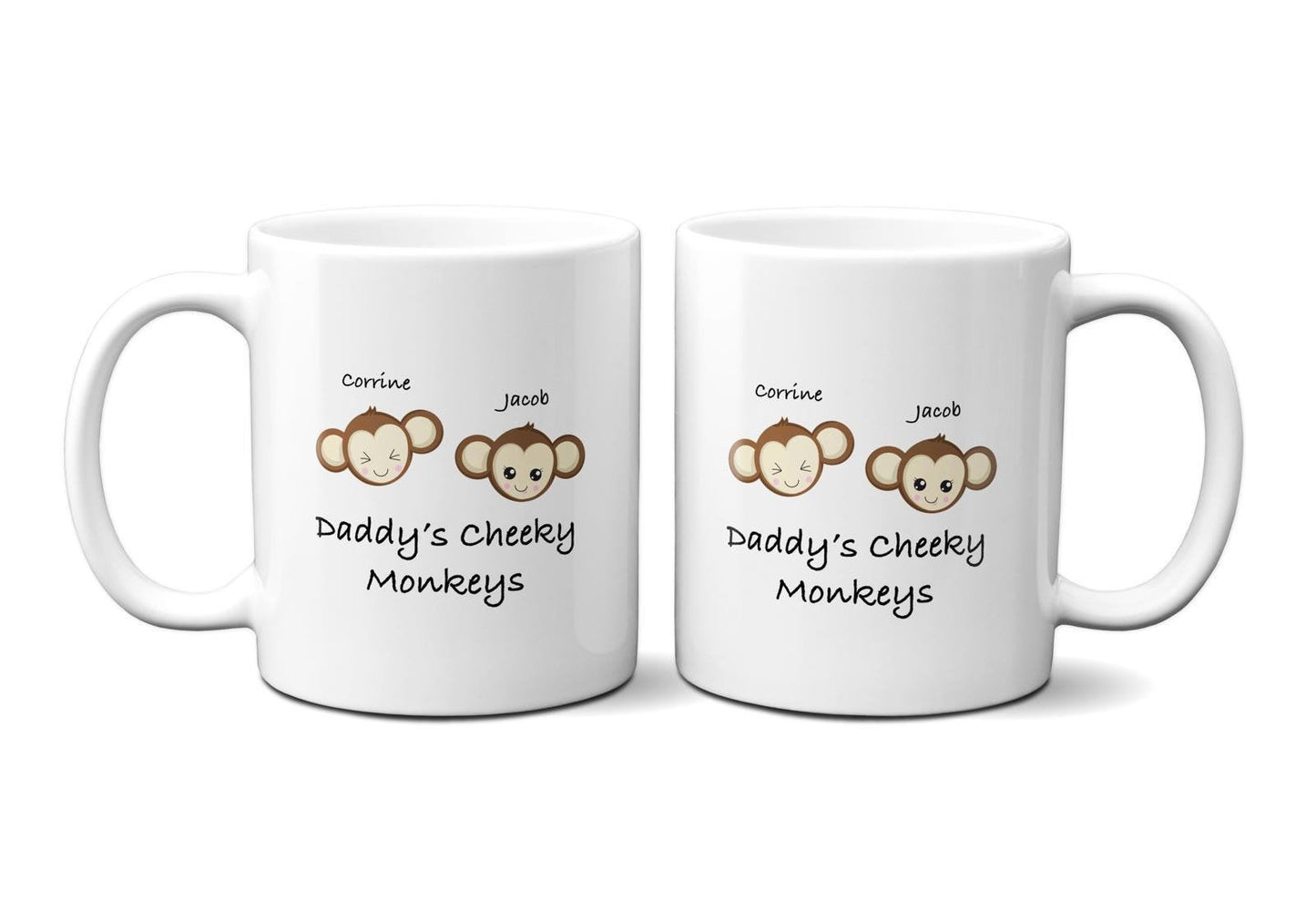 Custom Mug for Dad - Daddy&#39;s Cheeky Monkey Mug for Birthday Gift Ideas