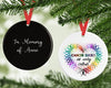 Custom Christmas Decoration for Cancer Awareness, Personalized Cancer Christmas Ornament Gift Idea