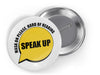 Mask Button Pin Speak Up Mask On Lip Read, Hearing Impaired Accessory for Mask