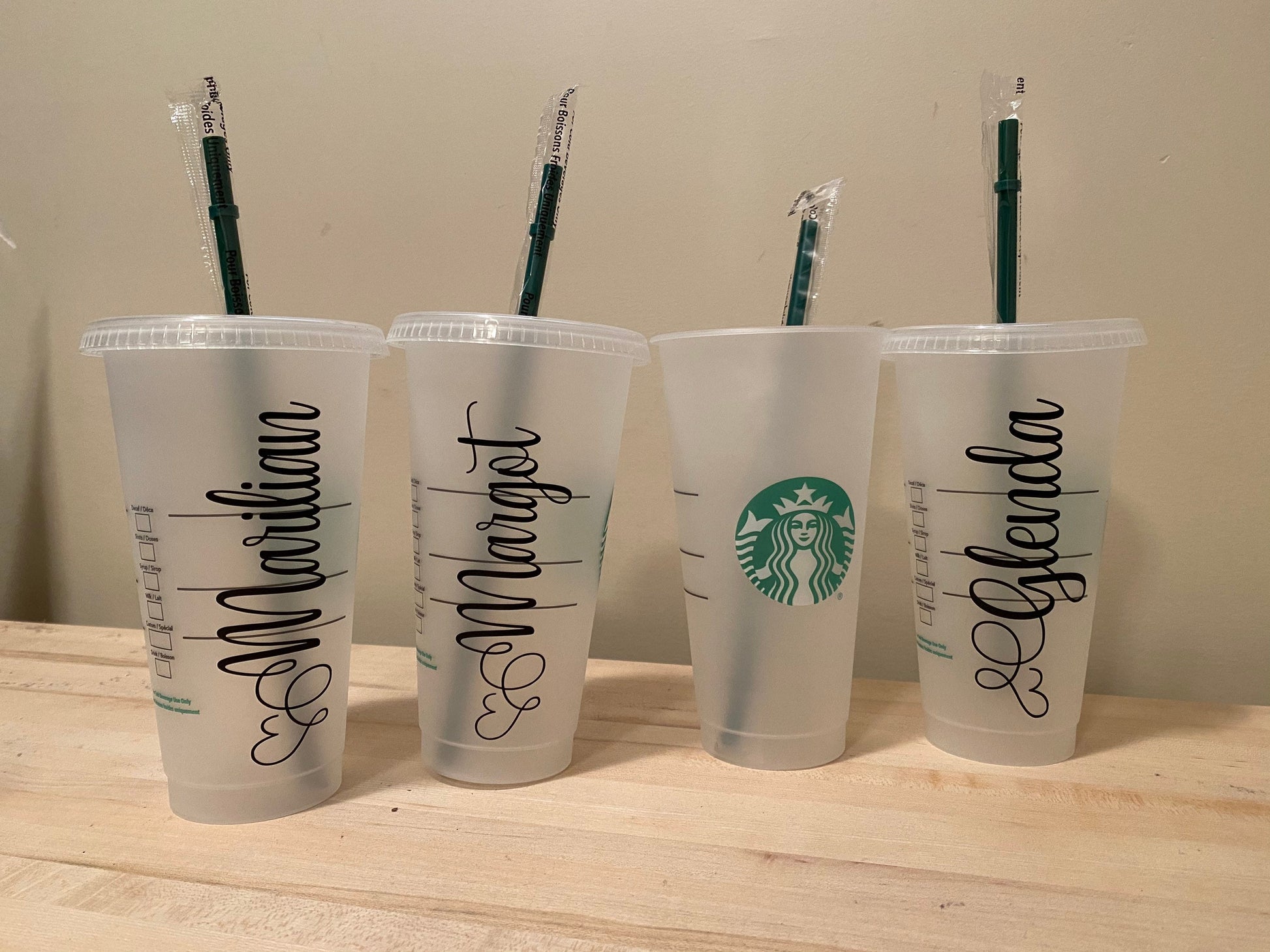 Custom Starbucks Cold Tumbler, Venti Reusable Cup 24 oz