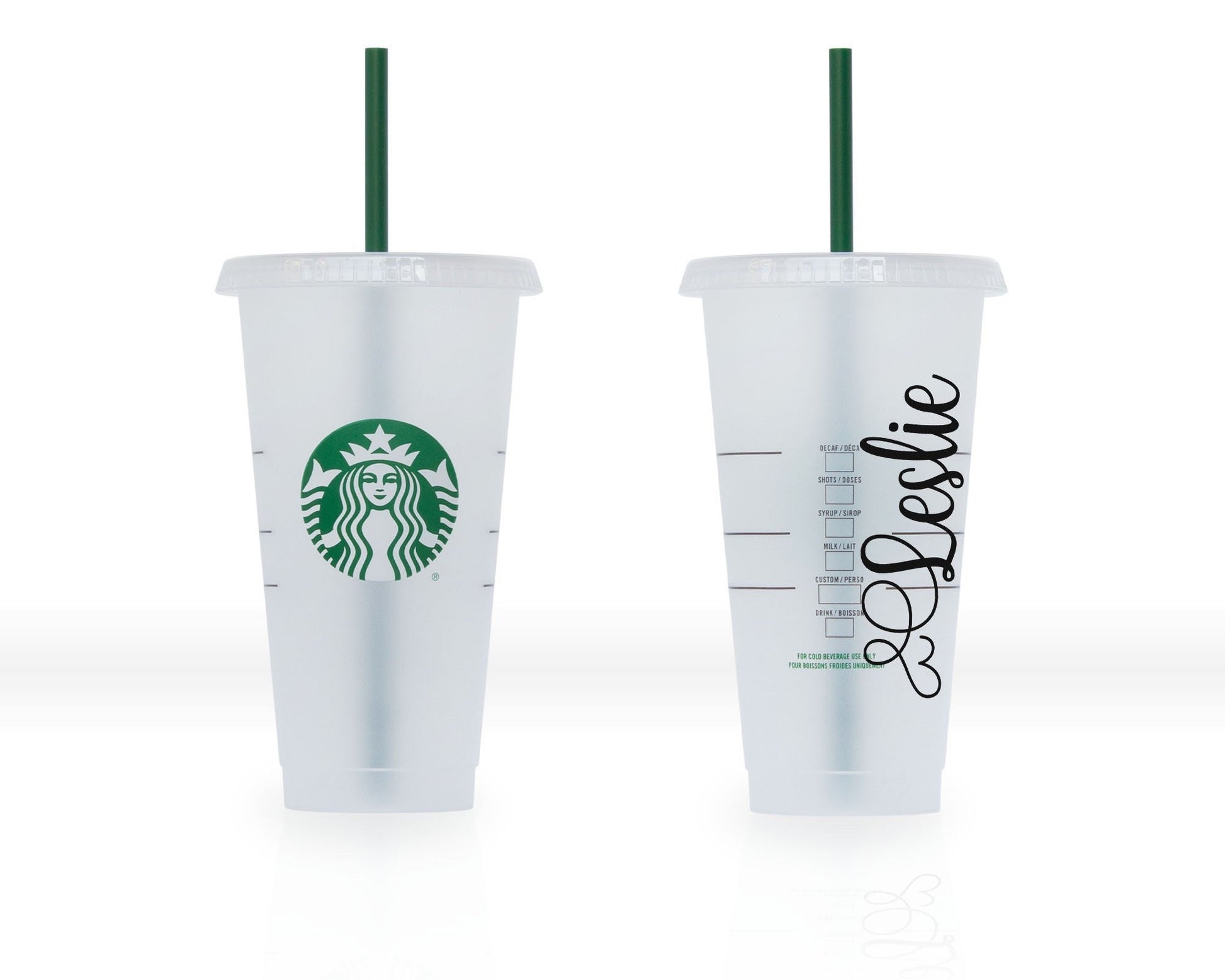 Custom Starbucks Cold Tumbler, Venti Reusable Cup 24 oz