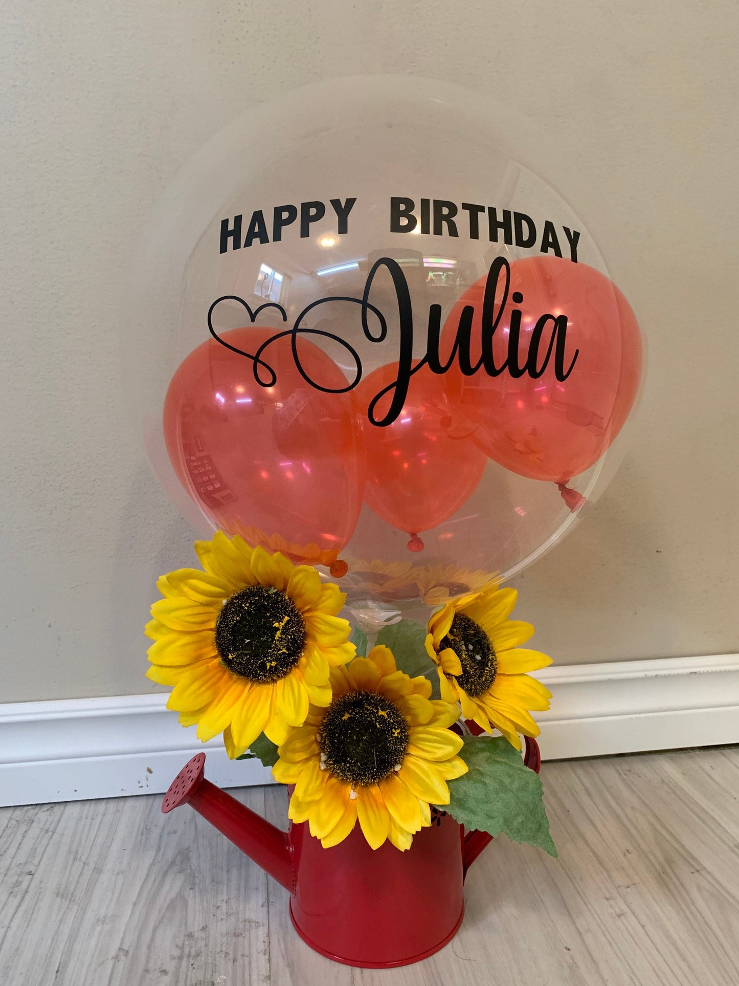 Personalized Balloon Centerpiece, Custom Inspired Balloon Gift Ideas