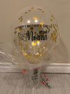 Gold Confetti Balloon Gift Basket for Coffee Lover, Custom Inspired Gift Ideas