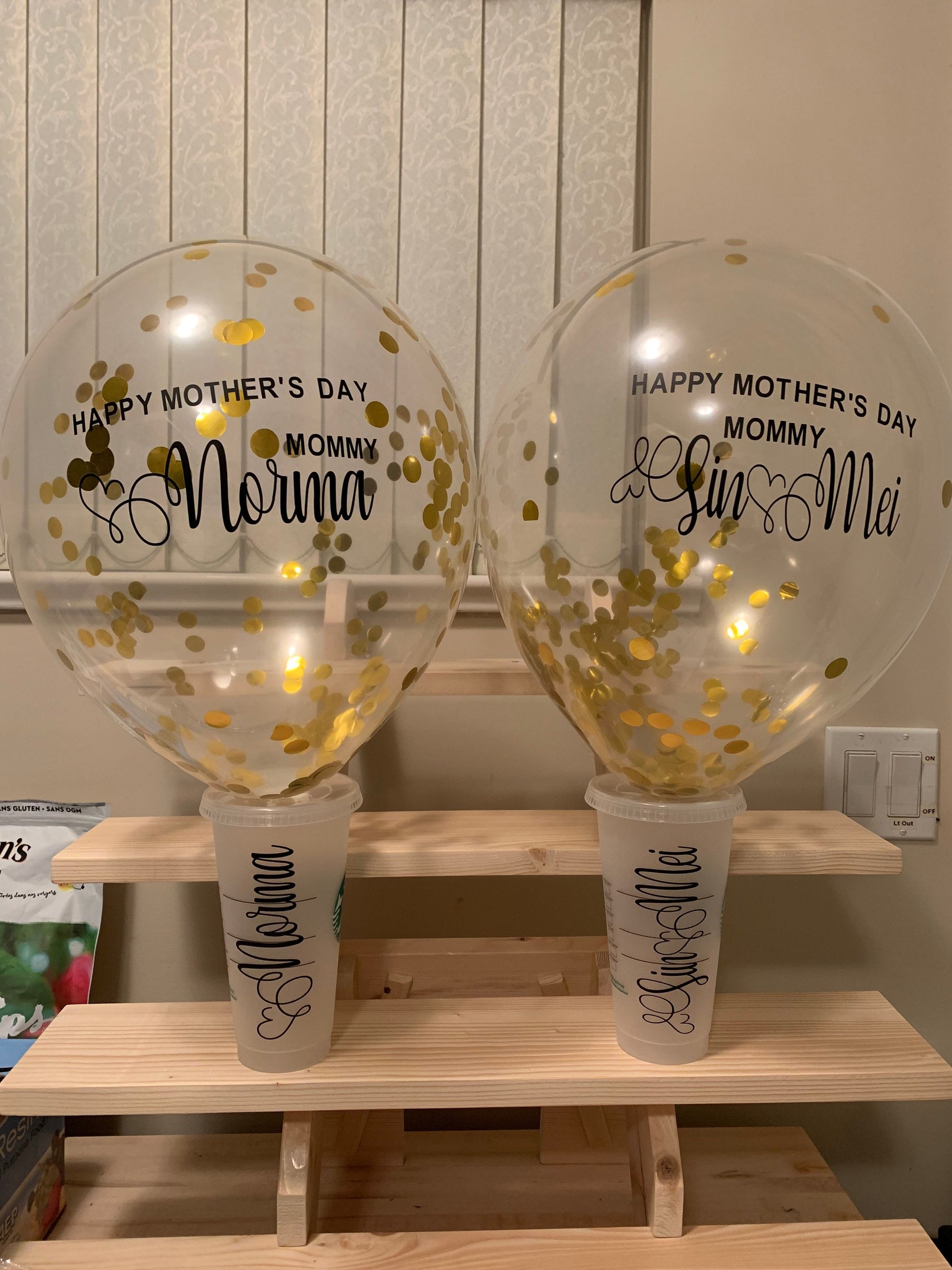 Personalized Balloon Centerpiece, Custom Inspired Balloon Gift Ideas