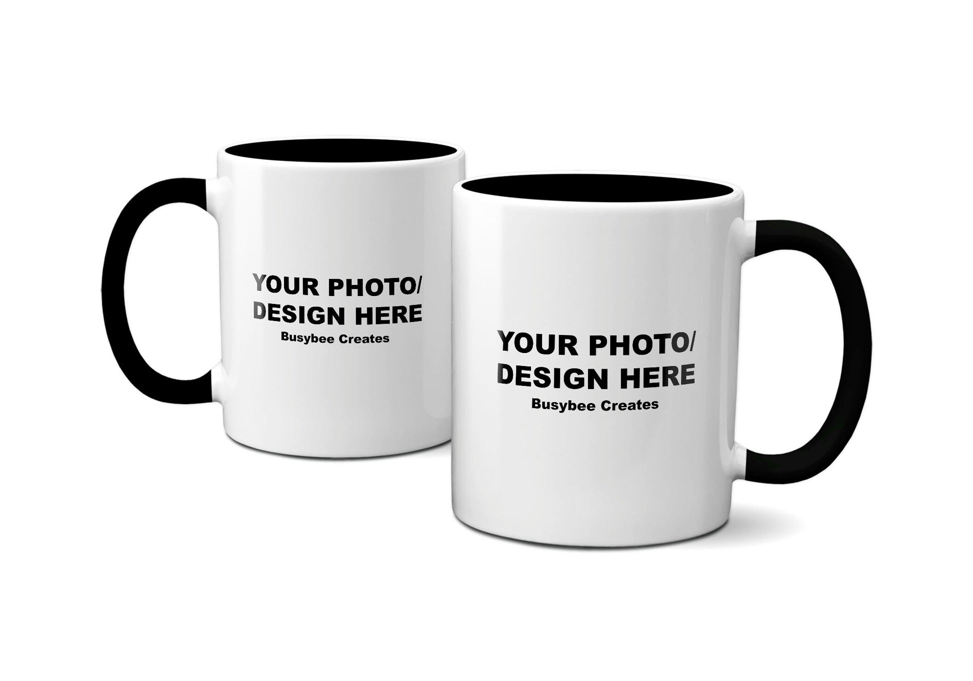 Custom Mug Black and White, Personalized Gifts - 11 oz.