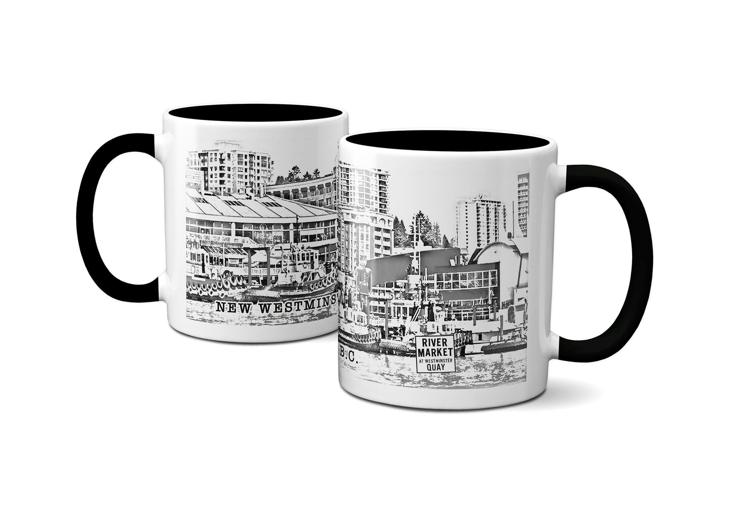 Steveston Mug, Richmond City Skyline Mug Gift Ideas, British Columbia Canada Mug 11 oz.