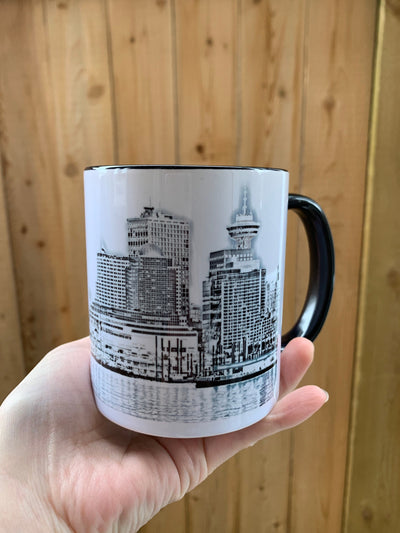 Toronto Mug, Toronto Skyline Mug Gift Ideas, British Columbia Canada Mug 11 oz.