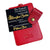 Luggage tag  and wire organizer (Red), Travel Accessories Duo