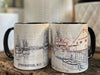 Steveston Mug, Richmond City Skyline Mug Gift Ideas, British Columbia Canada Mug 11 oz.