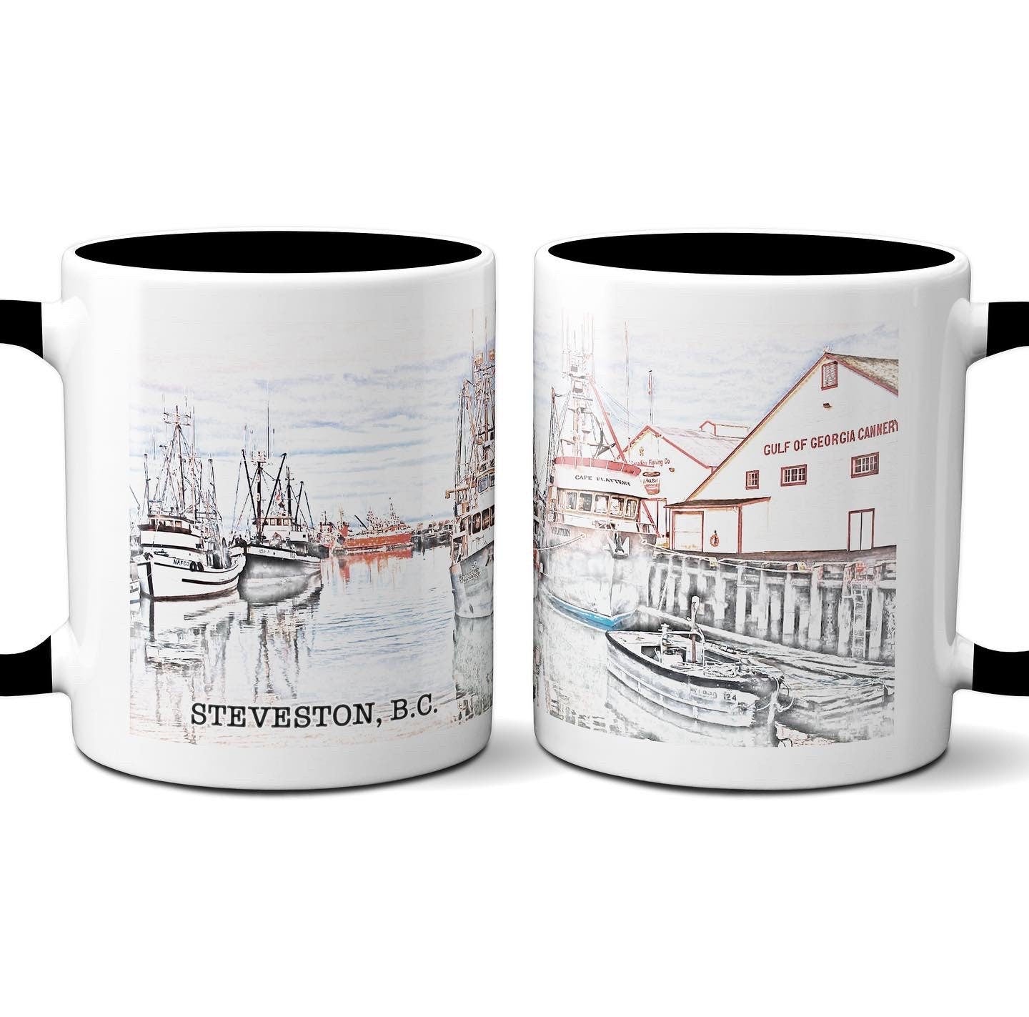 Steveston City Mug Gift Ideas, Richmond British Columbia Canada Mug 11 oz.