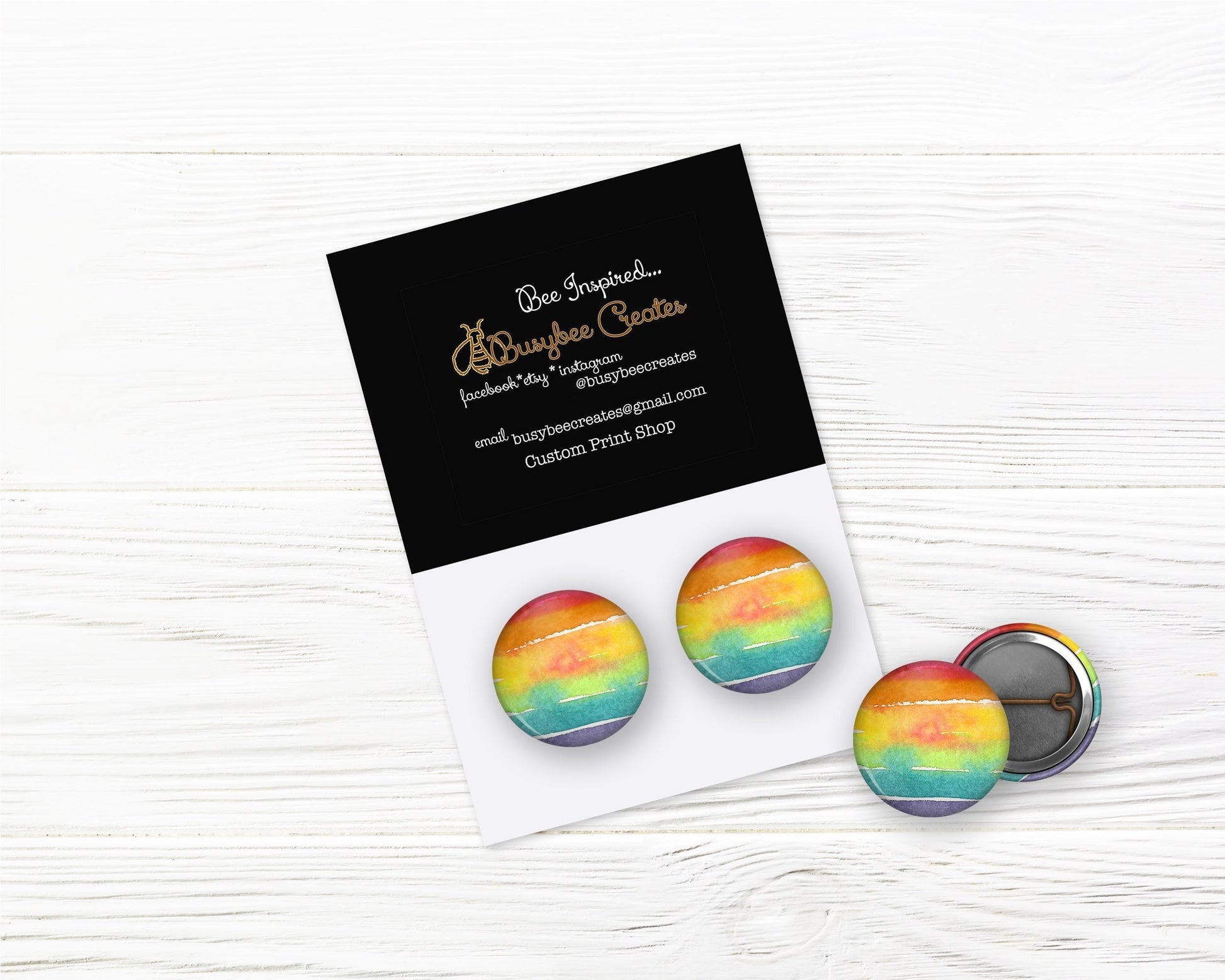 Rainbow Pride Pin, Mini Pride Pin - Trio Pack