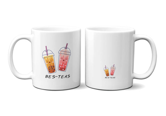 Bubble Tea Inspired Mug, Bes-Teas Novelty Mug Gift Ideas- 11 oz.