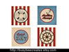 Nautical Invites - American Pride - Red White Blue Sailor Inspired Invitations or ThankYou Card 10-20 ct- CARDSTOCK - Busybee Creates