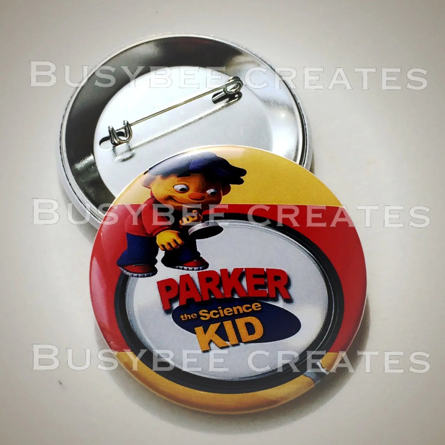 Custom Sid the Science Kid Science Party Birthday Button Pin