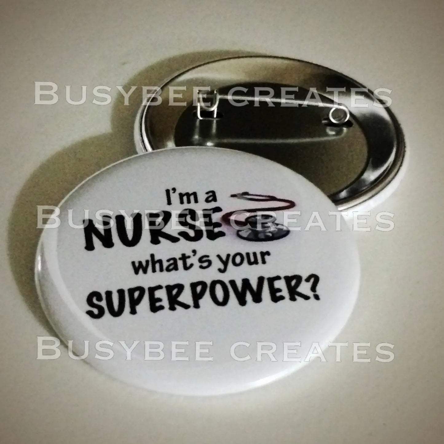 Nurse Profession Button Pins - 10 pieces - Busybee Creates