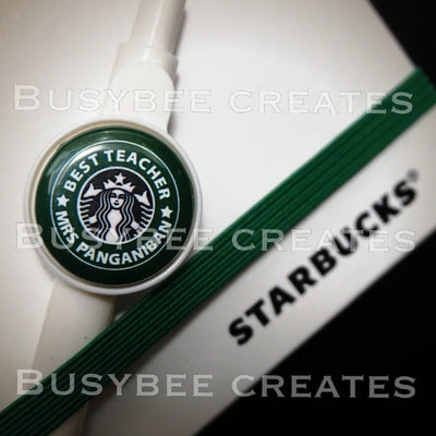 Customize Red and Green Giveaways - Custom Classic Winter Button Pen- 10 pieces+